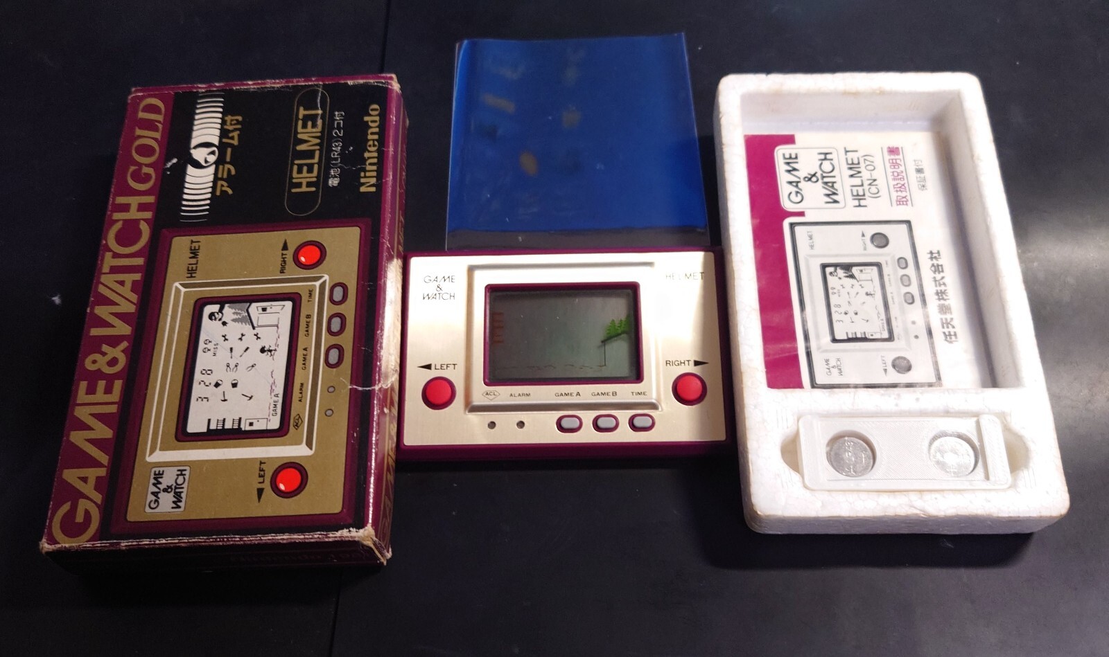 ジャンク GAME&WATCH ゲームウォッチ HELMET 任天堂 NINTENDO