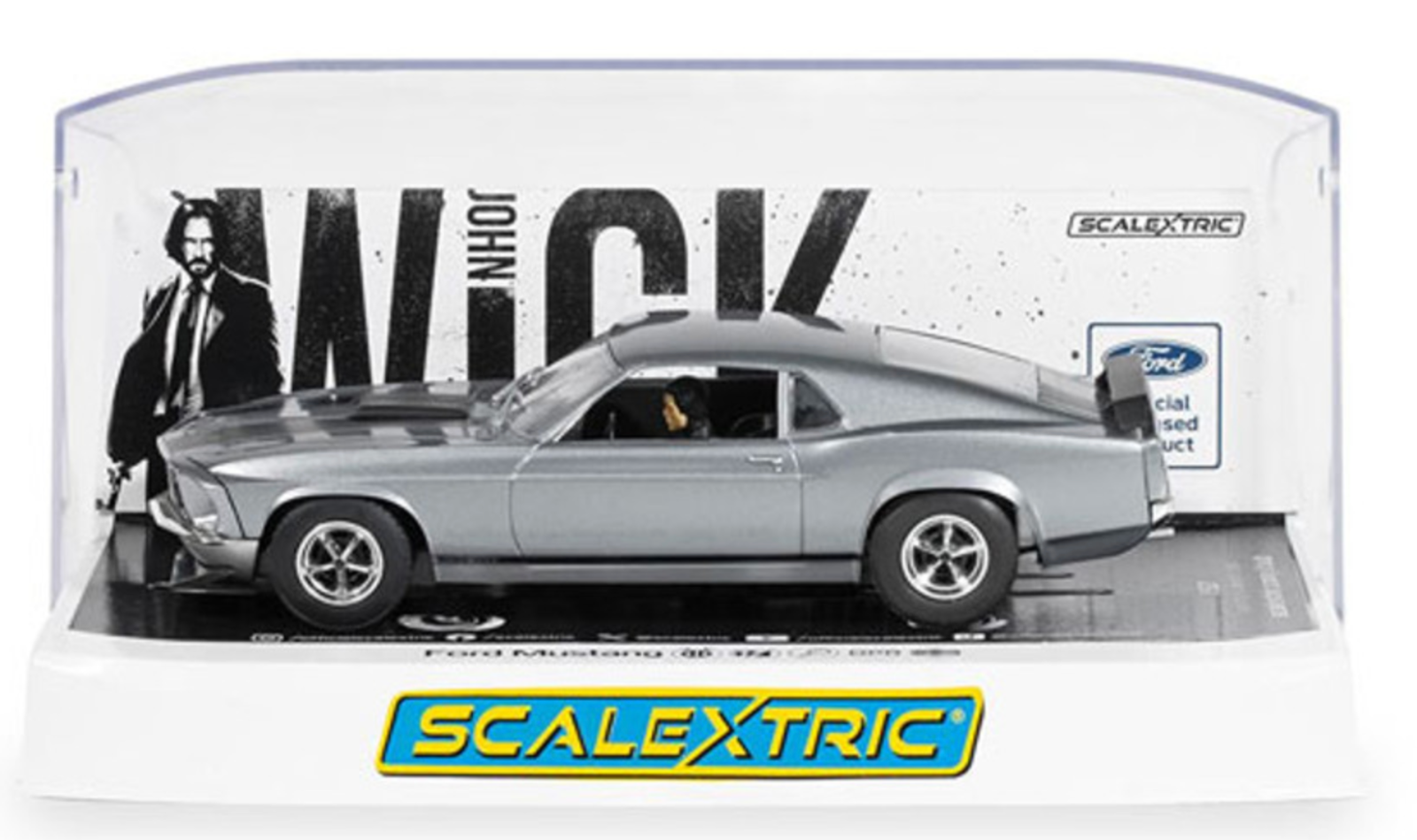 Scalextric 1/32 slot car C4497 John Wick Ford Mustang BOSS