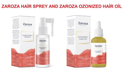 Zaroza 1 Lot Hair Spray And 1 Lot Ozonized Hair Oil After Hair Transplantation