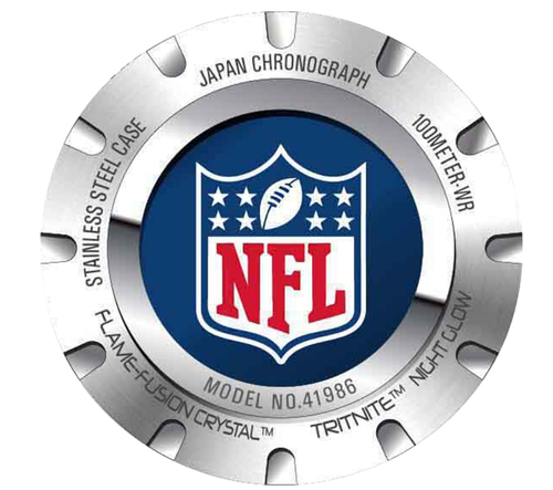 Pre-owned Invicta Nfl Orleans Saints Men's 52mm Carbon Fiber Chronograph Watch 41986