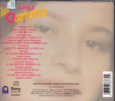 LOS GAMMA AMIGA NEW CD