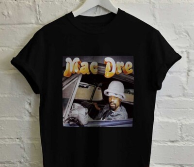 Mac Dre T shirt  Hip Hop Black Unisex S-234XL Short Sleeve