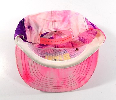 1991 Detroit Grand Prix X Valvoline Snapback Hat + Pin Vintage Hypercolor Neon