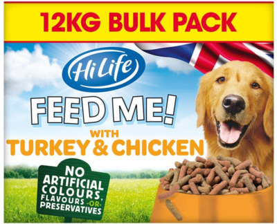 HiLife Feed Me Dog Food Turkey Chicken and Fresh Vegetables with