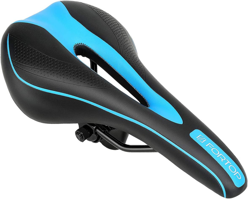 Bike Seat, Most Comfortable Bicycle Saddle Cushion for Men and Women Fit Station