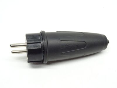 Merten Schukostecker 16 A 250VAC IP44 schwarz