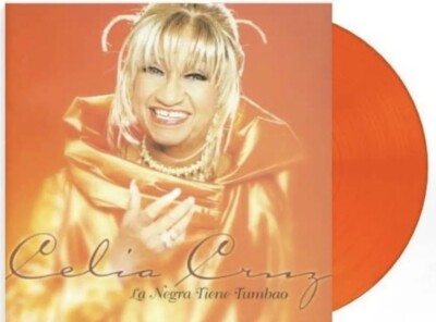 Celia Cruz La Negra Tien Tumbao Exclusive Limited Tangerine Colored Vinyl LP NEW