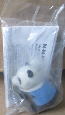 MMR Measles Mumps Rubella Vaccine Mini Plush PANDA clip Hugger Grabber 2.5'' MIP