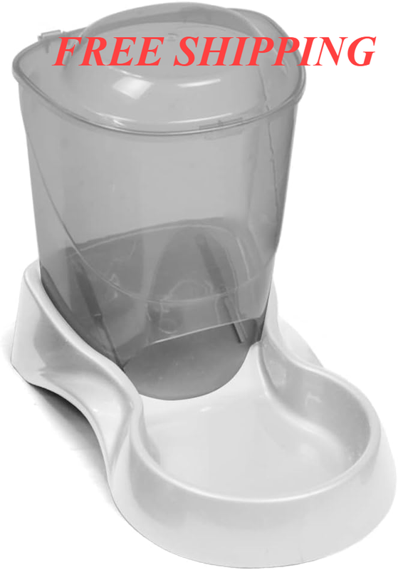 Cat Dog Auto Feeder Pet Food Water Dispenser Automatic Waterer Feeding Dish Bowl