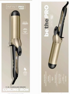INFINITIPRO by CONAIR 1-3/4'' Tourmaline Ceramic CURLING IRON Voluminous Waves
