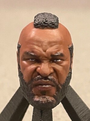 HEAD ONLY Mattel WWE Ultimate Elite 6'' Figure MR. T Parts Clubber Lang Custom A