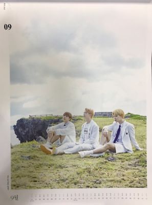 BTS 2018 WALL CALENDAR LIMITED EDITION (Sep) J-HOPE&RM&JIMIN. FOLDED PAPER ONLY