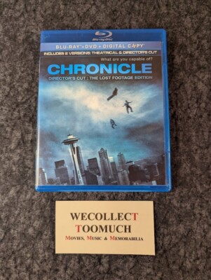 Chronicle Blu-Ray DVD Combo 2012 20th Century 2 Disc Widescreen First Edition *