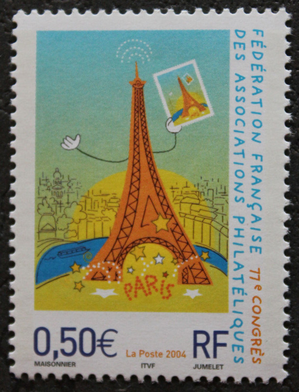 Timbre - France - CongrÃ¨S Associations PhilatÃ©Liques - Yt3685 - Neuf ** - 2004