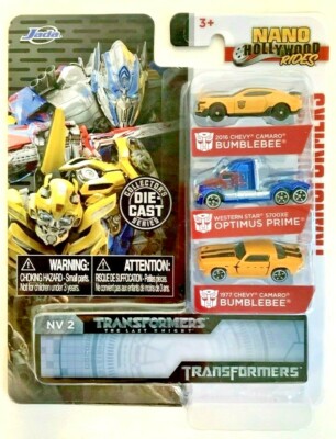 NEW Jada 31125 Transformers 3-Pack Nano Hollywood Rides Die-Cast Vehicles G1