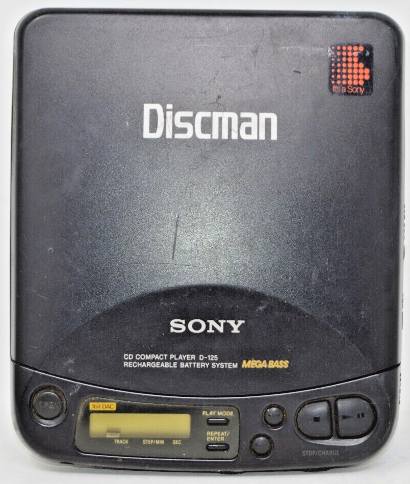 Sony Discman D-125 Portable Compact Disc Compact Player Battery