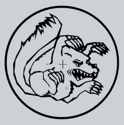 Mongoose - 90's Maurice with outer ring Sprocket decal - DIECUT
