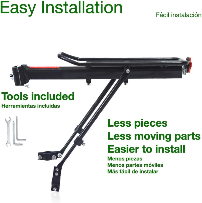 Fat Tire Bike Rack and Electric Bike Rack, Parrilla Para Bicicletas Trasera, Ide