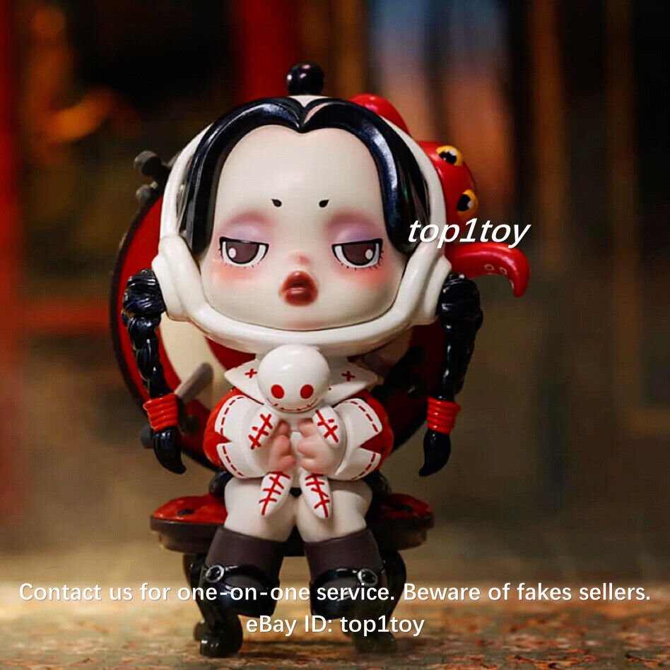 【最終値下】シークレット DEADPAN WEDNESDAY POP MART POP MART x SKULLPANDA A Family Deadpan Wednesday Secret Mini