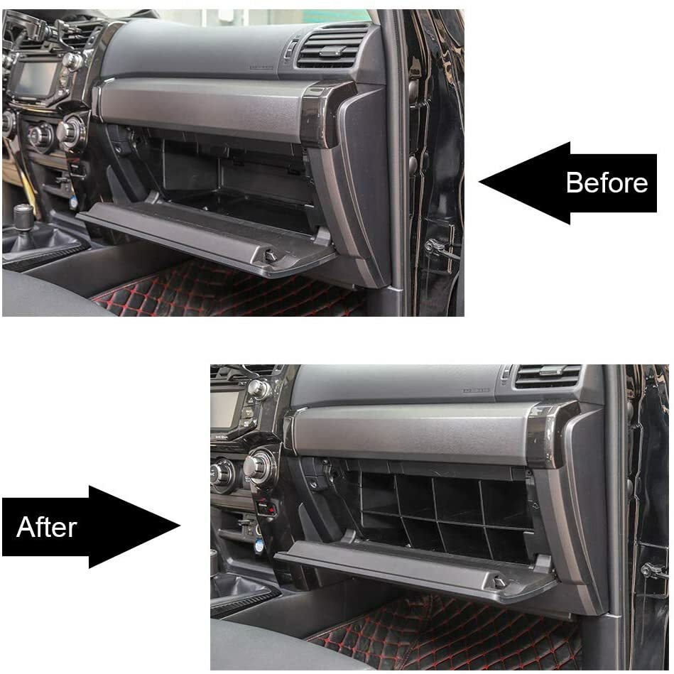 Copilot Storage Box Glove Box Organizer Insert Divider for Toyota