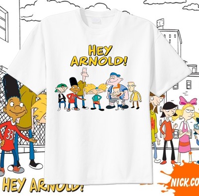 HEY ARNOLD! Retro Cartoon Custom T-shirt Personalize Birthday gift, 90s, Arnold