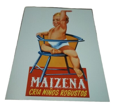Carte Postale Publicitaire MAIZENA Espagne Reproduction C. VELASCO  Comme Neuve 