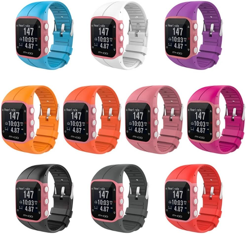 Band for Polar M400/M430, Soft Adjustable Silicone Replacement Wrist Watch Band