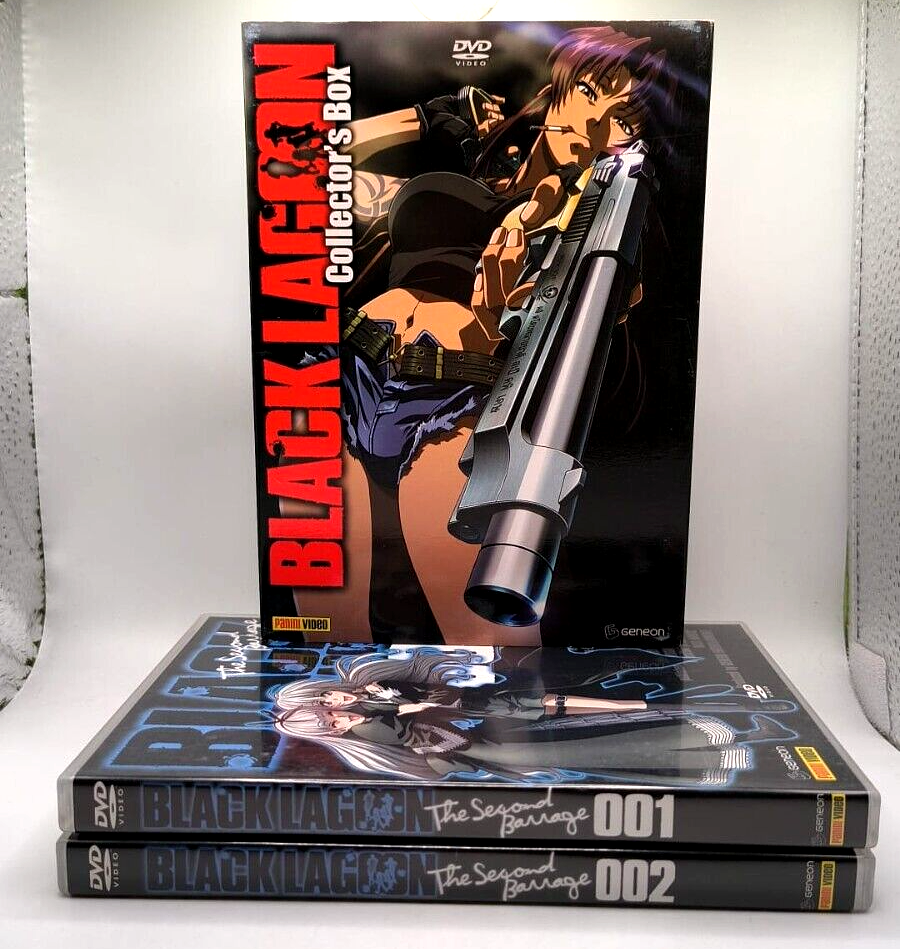 新品BLACK LAGOON The Second Barrage SET1、2 Black Lagoon The Second Barrage 001-002 + Collector's Box