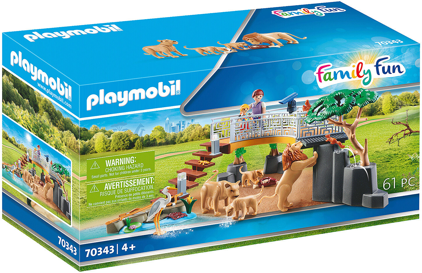 Playmobil Family Fun Hippopotamus And Its Baby 70354 Zoo
