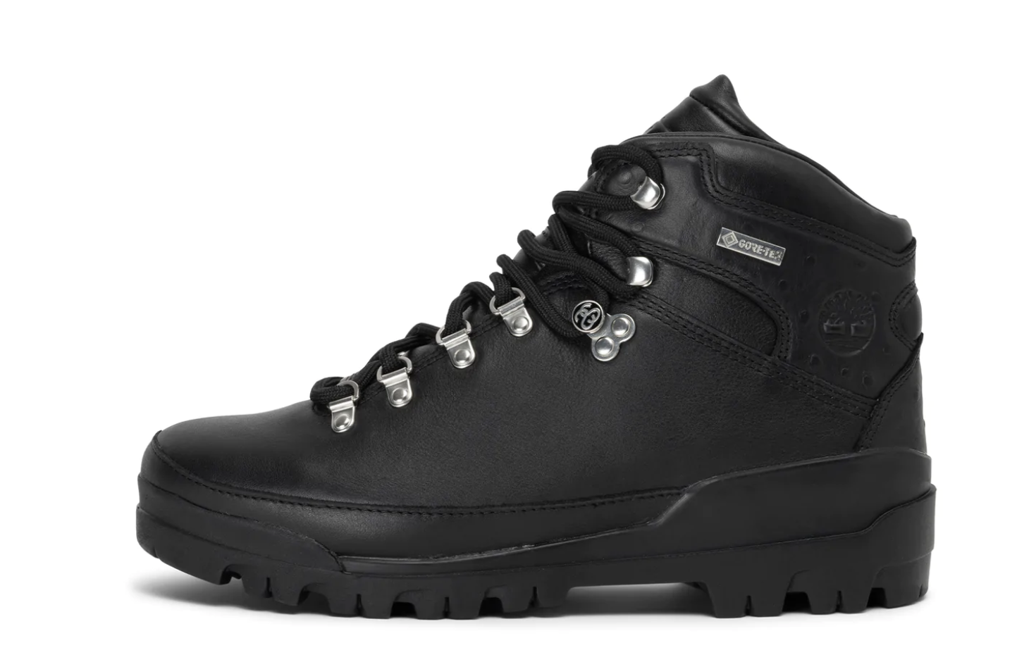 stussy & timberland world hiker boot black size 6 - 13 brand new