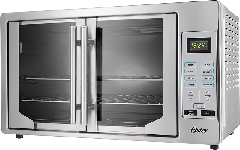 Convection Oven 8 In 1 Countertop Toaster Oven Stainless Steel French Door New