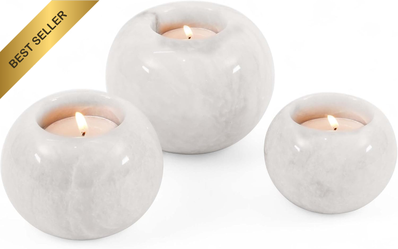 Marble Tealight Candle Holder 4