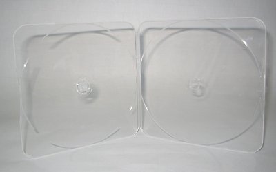 SALE! 100 4MM SLIM SINGLE CD DVD POLY CASE NO SLEEVE SUPER CLEAR -  PS09