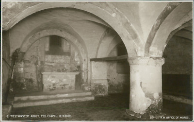 H.M. Office of Works, , UK, Westminster's Abbey, Pyx Chapel. Interior  Vint
