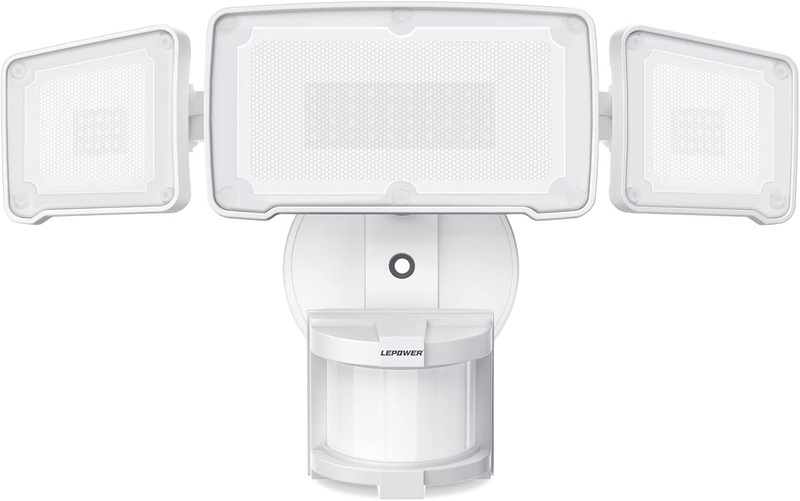 LED Security Lights Motion Sensor Light Outdoor, 38W 4200LM Light, 5500K, IP65 W