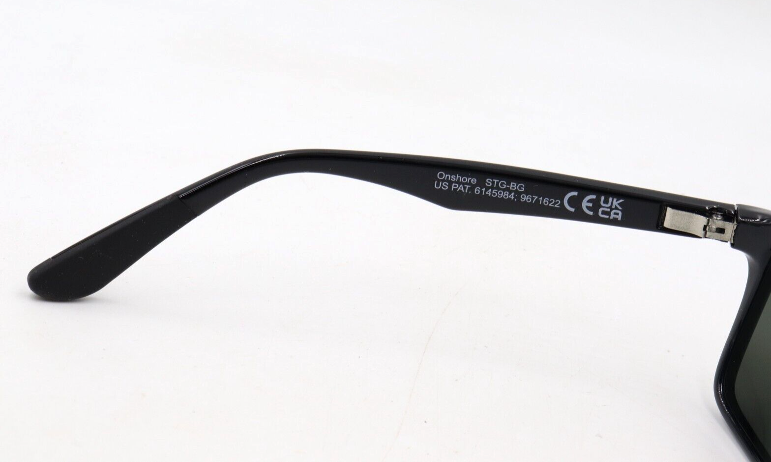 Pre-owned Maui Jim Onshore Black Gloss Sunglasses Gray Polarized Lens 798-02 $279