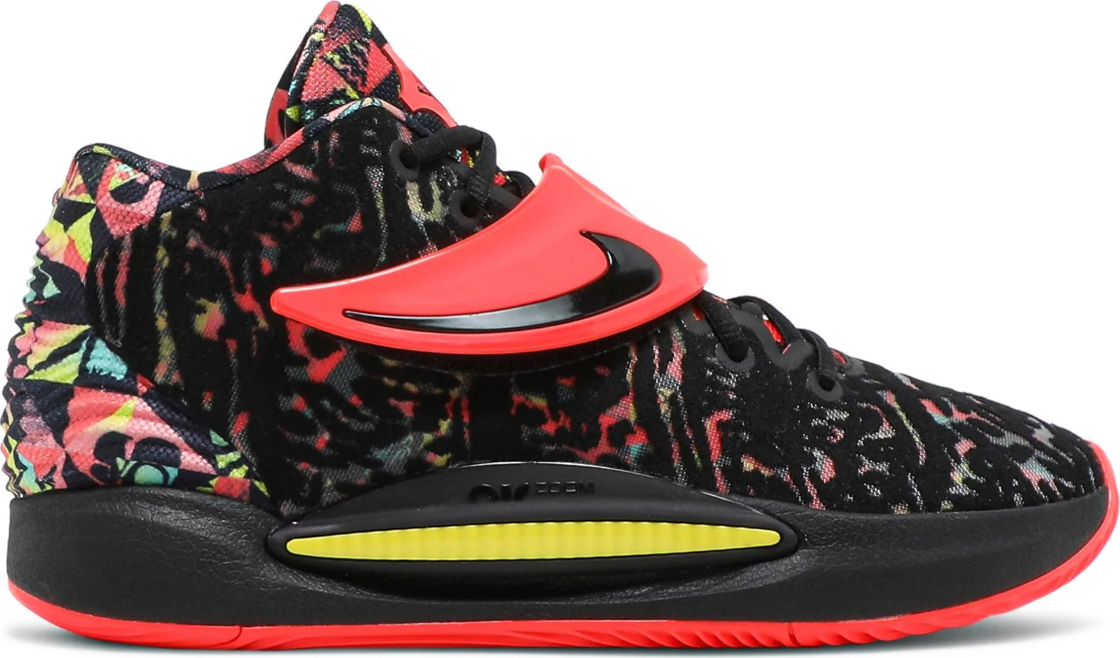 

Кроссовки Nike KD 14 Ky-D Dream Durant Black Crimson Red CW3935-002 Мужские 12,5, Черный, Nike KD 14