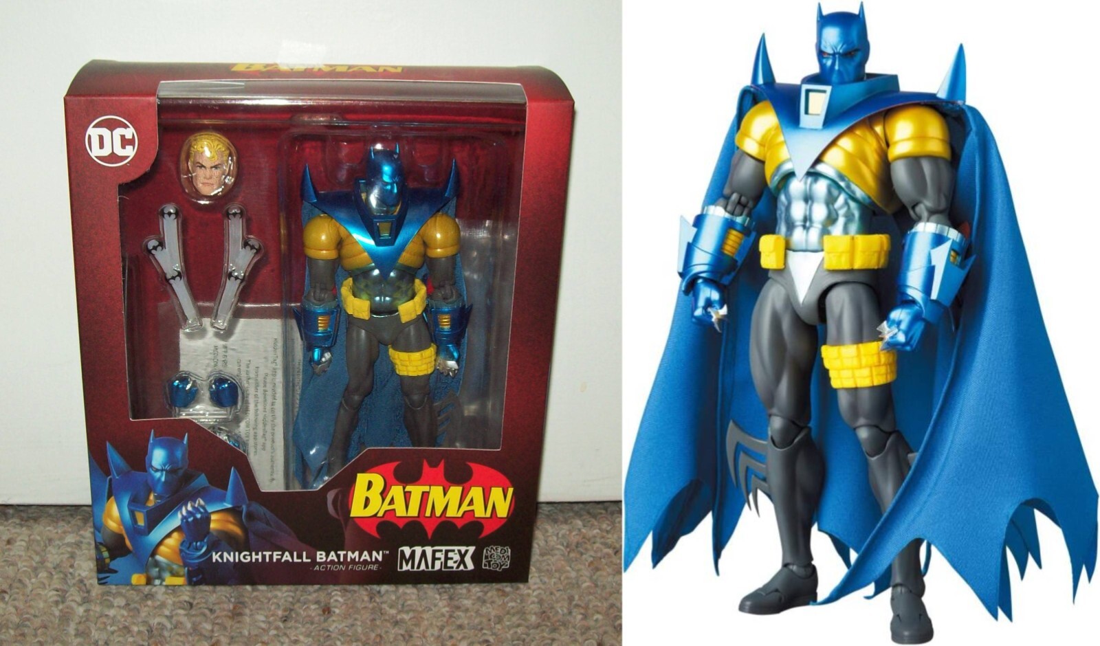 Misb Medicom Toy | Batman Knightfall Mafex No.144 Dc Azrael Misb Medicom Toy | Batman Knightfall Mafex No.144 Dc Azrael