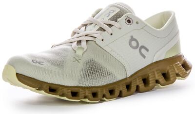 Pre-owned On Running Cloud X 3 Ultralight Fast Savanah Women Sneaker Light Grey Us 5 - 11