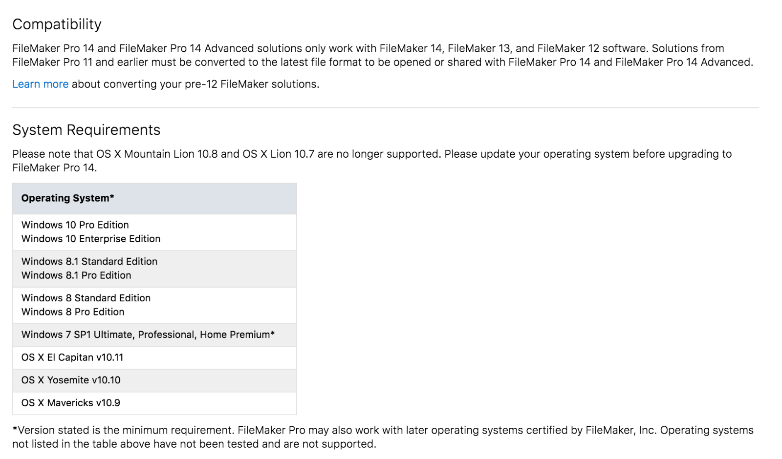 Filemaker Pro 14 (PC and Mac) Sealed. Full Installation!