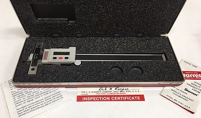 Starrett 745Z-6/150mm Electronic Depth Gage, 0-6''/0-150mm Range, .0005''/0.01mm