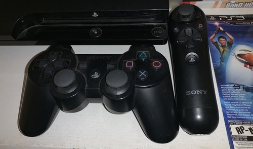 Sony Playstation 3 PS3 Slim CECH-2001A 120GB In Box + 12 Games & Controllers