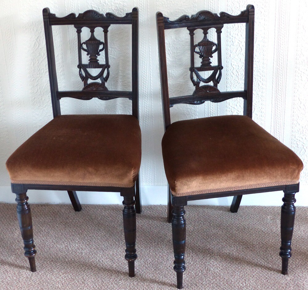 PAIR ANTIQUE EDWARDIAN DINING CHAIRS in Wirral, Merseyside Gumtree