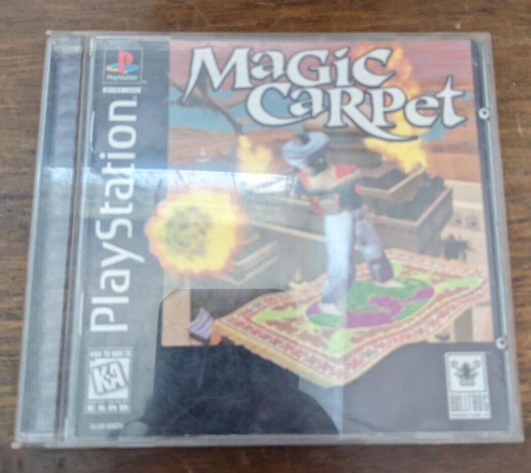 PlayStation - PS★MAGIC CARPET 海外版★箱付・説明書付・ソフト付★動作確認済 Amazon | マジックカーペット | ゲームソフト