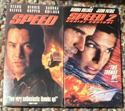 Speed & Speed 2: Cruise Control VHS Lot Of 2 Keanu Reeves