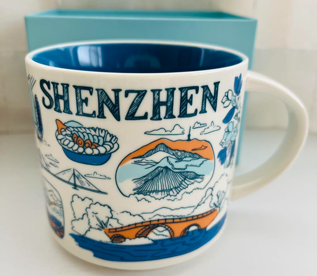 SHENZHEN Starbucks coffee Cup Mug 14oz Been There Series