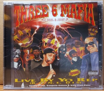 Three 6 Mafia - Live By Yo Rep B.O.N.E. Dis Sealed Cd! Memphis Rap