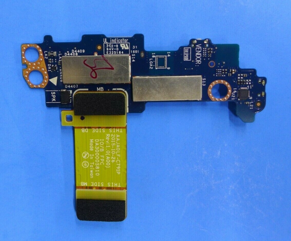 Dell Latitude 11 5175 5179 Power Button Board SIM SD Card