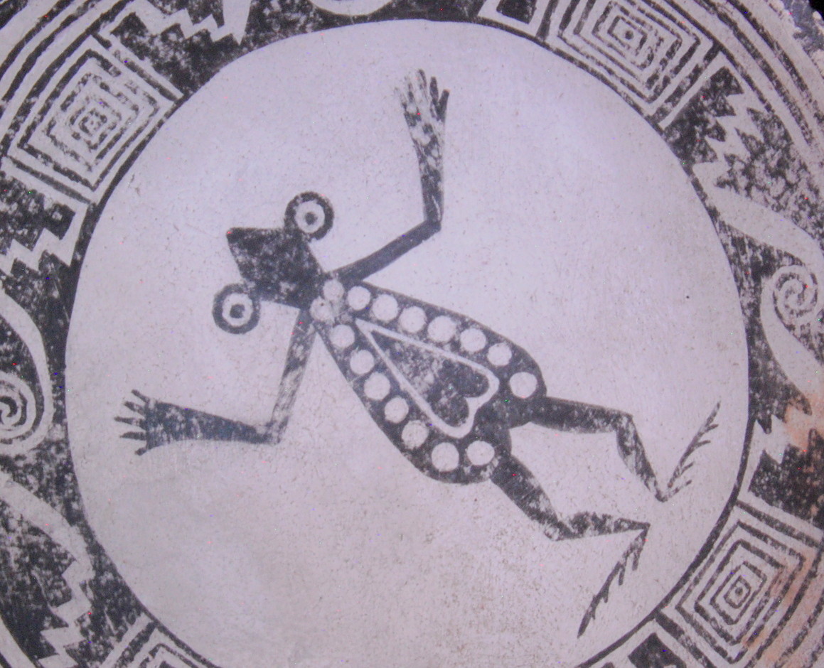 Pre-historic  Anasazi / Mimbres Frog Bowl Replication