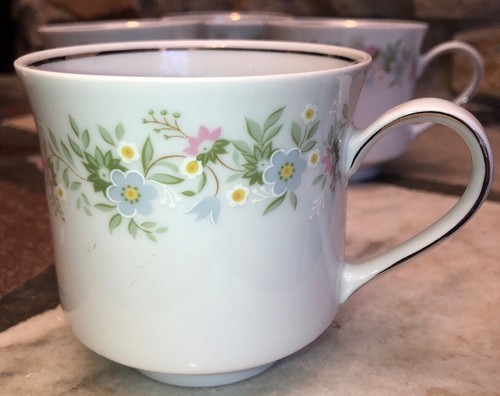 Johann Haviland Coffee Mugs Tea Cups Set Of 4 Forever Spring Bavaria Germany